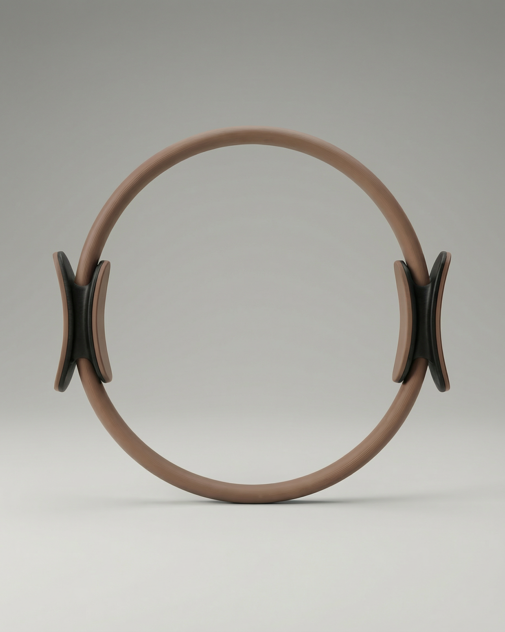 #color-Brun Anneau de Pilates premium brun vu de profil.