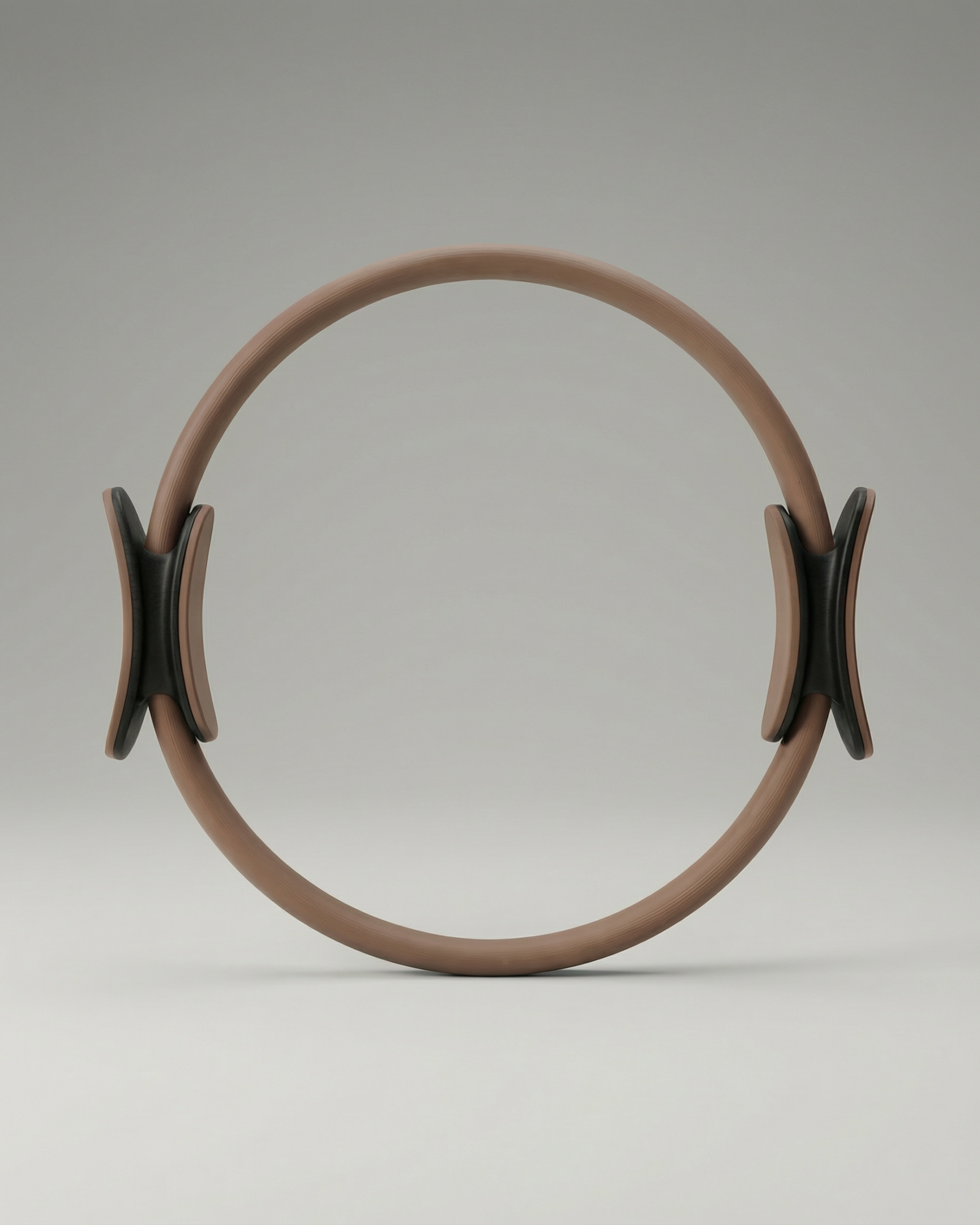 #color-Brun Anneau de Pilates premium brun vu de profil.